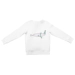sweatshirt fish made from organic cotton and recycled polyester for children