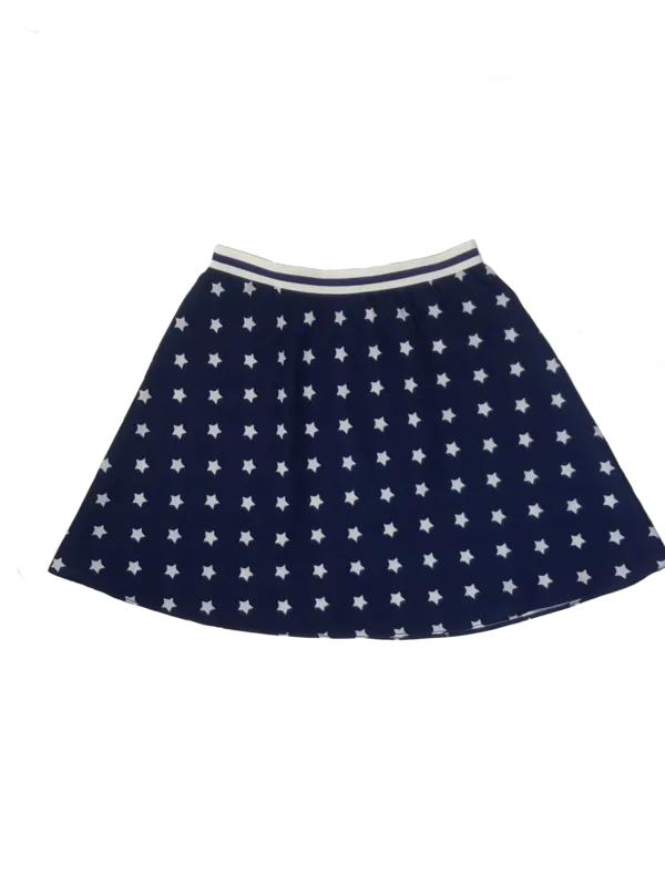 stars skirt made from cotton for girls