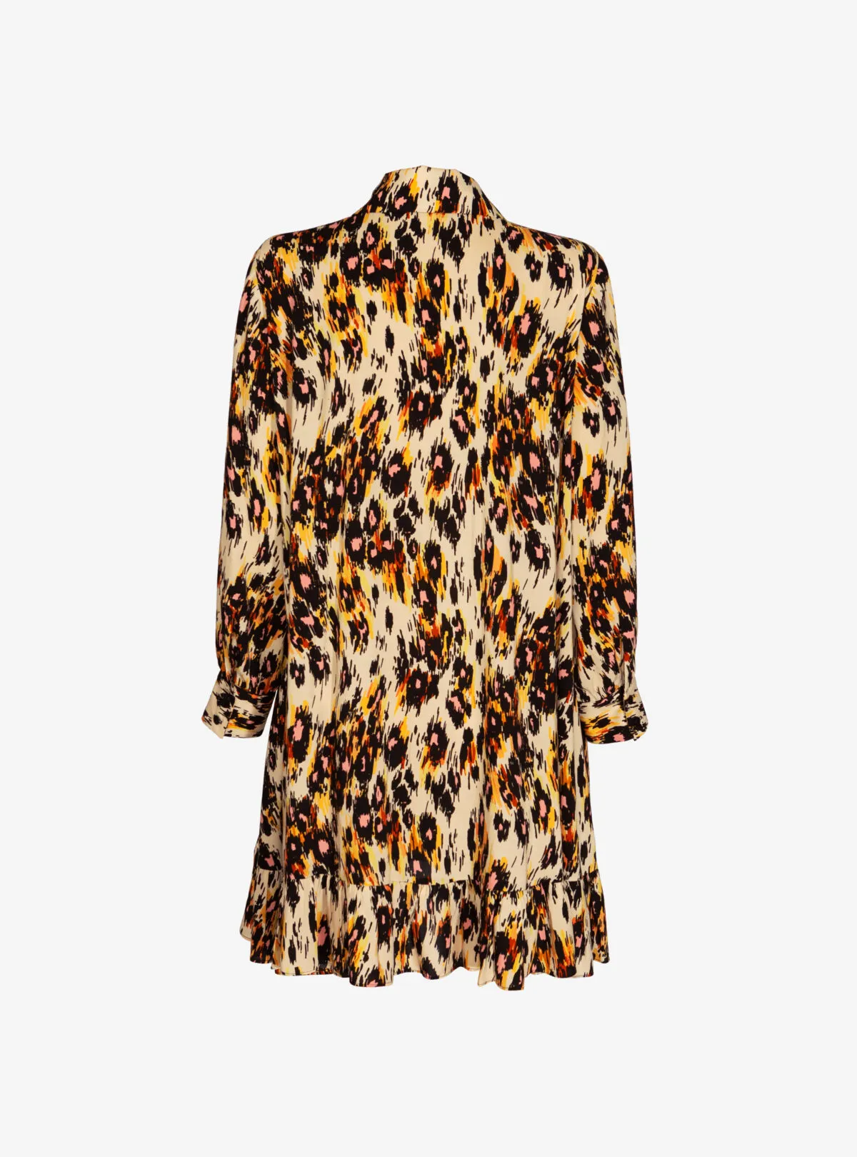 rochie mini cu imprimeu leopard
